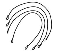 WATIIFUFU Lot de 4 Cordes Élastiques Robustes en Latex 6mm X 70cm Boucles de Sécurité, Liens de Fixation pour Filet de Trampoline, Tendeurs Extensibles pour Maintien et Réparation
