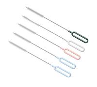 WATIIFUFU Lot De 5 Brosses à Biberon Paille En Nylon Pour Bébé, Nettoyage, Flexible, Solide, Adapté Aux Bouteilles Et Pailles, Accessoires Indispensables Pour L’alimentation Infantile