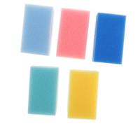 WATIIFUFU Lot de 5 Brosses Tactiles en Éponge Multicolores pour Bébé Brosse Douce pour Cuir Chevelu et Croûtes de Lait Accessoires de Bain Sensoriels pour Nettoyage et Massage du -Né