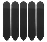WATIIFUFU Lot de 5 Étuis Adhésifs pour Stylet, Accessoires pour Tablette, Manchon en Spandex Extensible, Fixation sans Dommage, Couleur Noire, Usage Bureautique et Mobile