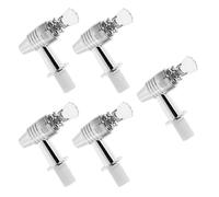 WATIIFUFU Lot de 5 Robinets de Remplacement pour Distributeur D’Eau Bec Verseur en Plastique Levier Poussoir Compatible Fontaine à Boissons Robinet Distributeur pour Seau et Bonbonne