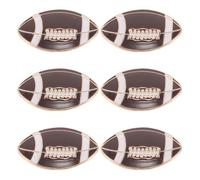 WATIIFUFU Lot de 6 Broches Rugby en Métal, Badges Cartoon Football, Accessoires Mode Sportive pour Vestes et Paquet, Décoration Épingle pour Casquettes, Présent Fans Rugby, Pack 6