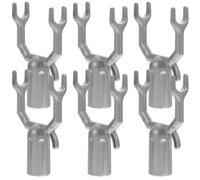 WATIIFUFU Lot de 6 piquets de Jardin en métal, Support de Branches d'arbre fruitier en Alliage d'aluminium, pour Branches Lourdes, vergers et Jardins ornementaux