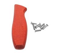 WATIIFUFU Manche de Couteau Cuisine en Bois Massif 12,5 Cm Ergonomique Antidérapant, Accessoire de Rechange pour Couteau de Chef et Coupe-légumes, Poignée Sécurisée pour Réparation et Usage