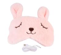 WATIIFUFU Masque Chauffant Pour Yeux Usb Cartoon Couverture Oculaire Rechargeable Pour Détente à Domicile Élimination Fatigue Température Et La Lumière
