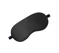 WATIIFUFU Masque Sommeil Pour Yeux Bandeau Élastique Soie De Mûrier Pour Dormir Et Voyager Noir