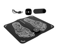 WATIIFUFU Masseur de Pieds Électrique à Microcourant Recharge Usb, Coussin de Massage en Abs et Pu, Imitant 6 Techniques pour Décontracter les Muscles et Soulager la Couleur Aléatoire