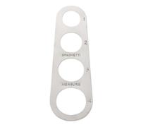 WATIIFUFU Mesureur de Spaghetti pour Mesurer Pâtes en Acier Inoxydable avec 4 Trous, Ustensile Précis et Convivial Chefs Professionnels