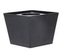 WATIIFUFU Microphone Logo Station Trapezoid Compact Interview Prop With Blank Surface For Custom Stickers Portable And Easy To Install For Broadcasting And Meetings