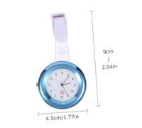 WATIIFUFU Montre Infirmière à Clip Accroche Pratique Montre de Poche Médicale avec Cadran Clair pour Infirmières et Professionnels de Santé