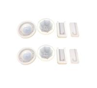WATIIFUFU Moule en Silicone Blanc pour Résine Époxy Soi-même, Mini Parapluie Portable et Facile à Nettoyer, 2 Sets pour Création Artisanale Chic et Mode