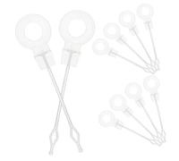 WATIIFUFU Outils De Dragage D’évacuation Réfrigérateur Universels En Plastique 10 Pcs│prévention Débordement│nettoyage Canalisations│usage La Cuisine│accessoires Électroménagers