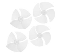 WATIIFUFU Pales de Ventilateur en Plastique pour Micro-Ondes Diamètre 108 CM Ensemble de 4 Pièces de Rechange Universelles pour Moteur de Ventilateur Hélice de Refroidissement