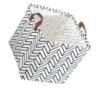 WATIIFUFU Panier à Linge Coton Et Lin Grand Panier Pour Vêtements Jouets Et Articles Divers Seau à Linge Avec Poignée Pour Maison