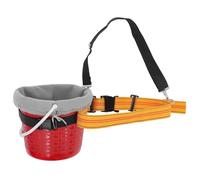 WATIIFUFU Panier de Récolte Portable en Plastique avec Bandoulière Réglable Seau Léger pour Jardinage Cueillette de Fruits Petits comme Cerises Myrtilles et Prunes Outil Pratique pour