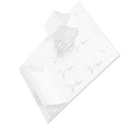 WATIIFUFU Panneaux Perforés Muraux de Rangement en Plastique Blanc, Robuste et Facile à Assembler, Kit de Rangement Mural pour Salon Cuisine