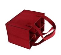 WATIIFUFU Paquet Séparateur Multi-cellules pour 6 Bouteilles de Vin pour Rouge Résistant à l'usure en Feutre Fourre-Tout Transport Rangement à Domicile