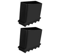 WATIIFUFU Patins en Caoutchouc pour Pieds d'Échelle 2 Pièces Antidérapants 5X5X2.5 CM Protection Isolante pour Échelles à Cadre en A et Escabeaux