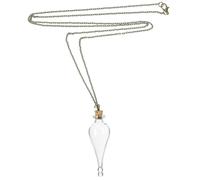 WATIIFUFU Pendentif Petite Bouteille En Verre Collier Petites Bouteilles En Verre Collier Bouteille En Liège Mini Chaîne Bouteille