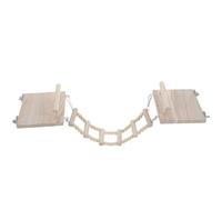 WATIIFUFU Perchoir à Oiseaux Compact en Bois pour Perroquet, Support Résistant à l'usure, Pratique pour Renforcer la Puissance, pour Cage à Oiseaux et Volière