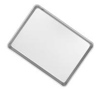 WATIIFUFU Plaque de Pâtisserie Alliage Aluminium Antiadhésive Plaque de Cuisson Réutilisable Rectangulaire Surface Lisse pour Cuisson Uniforme Petite Pratique pour Famille Résistante à