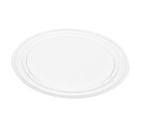 WATIIFUFU Plaque de Verre pour Micro-ondes, Cuiseur Vapeur pour Micro-ondes, Plateau Tournant Blanc, Surface Lisse, Facile à Nettoyer, Compatible Lave-vaisselle