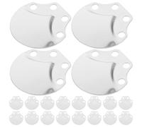 WATIIFUFU Plaques d'Armure Médiévales à Écailles en Acier Inoxydable 100 Pcs Matériau Léger Argenté pour Fabrication d'Armures Historiques Cosplay Chevalier et Accessoires de Jeu de Rôle