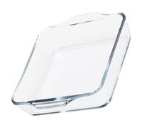 WATIIFUFU Plat à Four Verre Transparent Avec Poignées Doubles Pour Cuisson Service Résistant Aux Hautes Températures Parfait Pour Plats Cuisinés s Occasions Spéciales