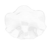 WATIIFUFU Plat Haute Transparence en Verre Ondulé Transparent 115mm et Usage Multifonctionnel pour Huiles Essentielles pour Décoration Intérieure Minimaliste