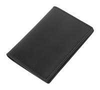 WATIIFUFU Porte-Cartes De Visite en Cuir Véritable pour Homme, Portefeuille Compact, Résistant à L’Usure, Noir, Étui Porte-Cartes Pratique pour Cartes De Crédit ’identité, Format Poche
