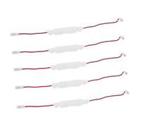 WATIIFUFU Porte-fusible Haute Tension 5kv 0,85a Pour Micro-ondes Alliage D’aluminium Et Abs Remplacement Fusible Micro-ondes 5 Pièces Accessoires Réparation La Cuisine Kit Pièces Détachées Micro-ondes