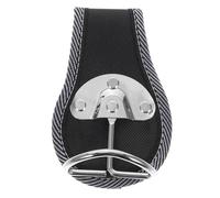 WATIIFUFU Porte-Marteau en Nylon Résistant Anneaux en Fer Rivetés Clip de Ceinture Pivotant Compatible Ceintures Jusqu’À 8 CM Crochet Organiseur D’Outils Manuel pour Électricien et