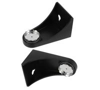 WATIIFUFU Porte-savonnette Magnétique à Ventouse Noir en Abs 2pcs pour Salle de Bain, Installation Facile Design Élégant et Rangement Mural Pratique