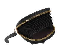 WATIIFUFU Portefeuille Carte Chat Noir Multifonctionnel Porte-Monnaie Zippé à Plusieurs Compartiments Organiseur Cartes pour Femmes Étui de Voyage Compact et Pratique