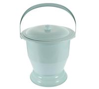 WATIIFUFU Pot de Chambre Plastique Épais avec Couvercle, Antidérapant, Petit Format 23x23,7 Cm, Unisexe pour Garçon et Filles, Femmes Enceintes et Personnes Âgées, Usage Domestique