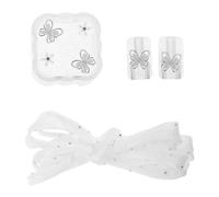 WATIIFUFU Protection de Câble USB-c 40w en Maille Douce et Dentelle, Protège-Fil Souple Anti-Chute, Cache-câble de Chargeur pour Adaptateur USB, Gaine de Protection Renforcée pour Gestion