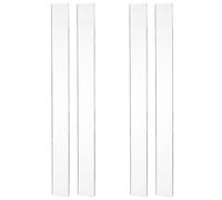 WATIIFUFU Règle de Nivellement en Acrylique pour Pâtisserie, 2 Paires Réutilisables pour Mesurer et Lisser la Pâte, Outil Pratique Cuisson Préparation de Biscuits