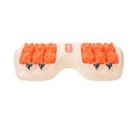 WATIIFUFU Rouleau de Massage des Pieds en Plastique Orange, Masseur de Points D'acupuncture sous Bureau, Coussin de Massage Plantaire Compact pour Soulagement Musculaire et Détente