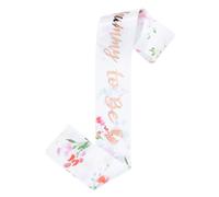 WATIIFUFU Sash Mom to Be Doré Écharpe Décorative Unique Pour Shower Accessoire De Fête Pour Futures Mamans Confortable Et Élégant