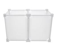 WATIIFUFU Séparateur de Réfrigérateur en Plastique Solide, 2 Compartiments, Dimensions 36x19x24 Cm, Panneau de Séparation pour Congélateur Coffre, Accessoire D’organisation la Cuisine