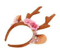 WATIIFUFU Serre-tête de Renne pour Femme et Serre-tête Oreilles de Cerf et Renne Accessoire Coiffure Halloween et Noël