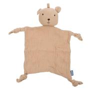 WATIIFUFU Serviette Apaisante Bébé en Coton Double Couche 40x40 Cm, Doudou Ours Kaki Doux et Sécuritaire, Apaisant pour -né et Tout-petit, Shower et Sommeil