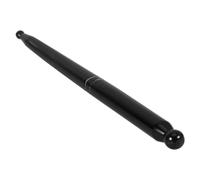 WATIIFUFU Stylo D'acupuncture Manuel en Corne de Buffle Noire 12-13 Cm, Double Tête pour Massage des Tissus Profonds du Visage Corps, Outil de Réflexologie Portable pour Soulager Douleurs