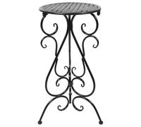 WATIIFUFU Support de Bain d'oiseaux en Fer Noir Base Large et Design Tripode, Capacité de Charge Exceptionnelle et Résistance Toutes Saisons pour Jardin et Porche