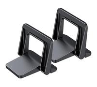 WATIIFUFU Support Pliable pour Ordinateur Portable en PC Structure Triangulaire, Ascenseur Ergonomique Ventilé pour Bureau, Soulage la Fatigue, Charge Jusqu'à 12,5 Kg, 1 Paire