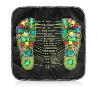 WATIIFUFU Tapis de Massage par Acupression Pieds en Cuir Pp 35x35 Cm Facile à Utiliser pour Libérer les Tensions et Stimuler la Réflexologie Plantaire