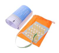 WATIIFUFU Tapis de Mesure pour Bébé 0-3 Ans Toise de Hauteur, Mètre Ruban pour Tour de Tête et Mesure de Pied, Matériau Plastique Réutilisable, Livré Paquet de Rangement et Stickers,