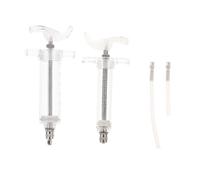 WATIIFUFU Tube d'alimentation Pratique Kit d'alimentation en Acier Inoxydable et Plastique, Capacité 10ml et 30ml pour Nourrissage Manuel pour Oiseaux Malades et Oisillons