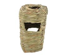 WATIIFUFU Tunnel en Paille Tressée et Convient Jeu pour Hamster et Cochon d'Inde, Nid Naturel Fait Main Améliore l'exercice pour Animaux de Compagnie