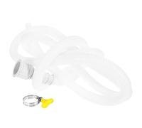 WATIIFUFU Tuyau De Vidange Du Climatiseur Mini Tuyau De Vidange Fendu De Remplacement Pro Raccord Coudé De Raccord De Tuyau De Vidange Tube Souple Tuyau De Vidange Ca Portable Blanche Pvc